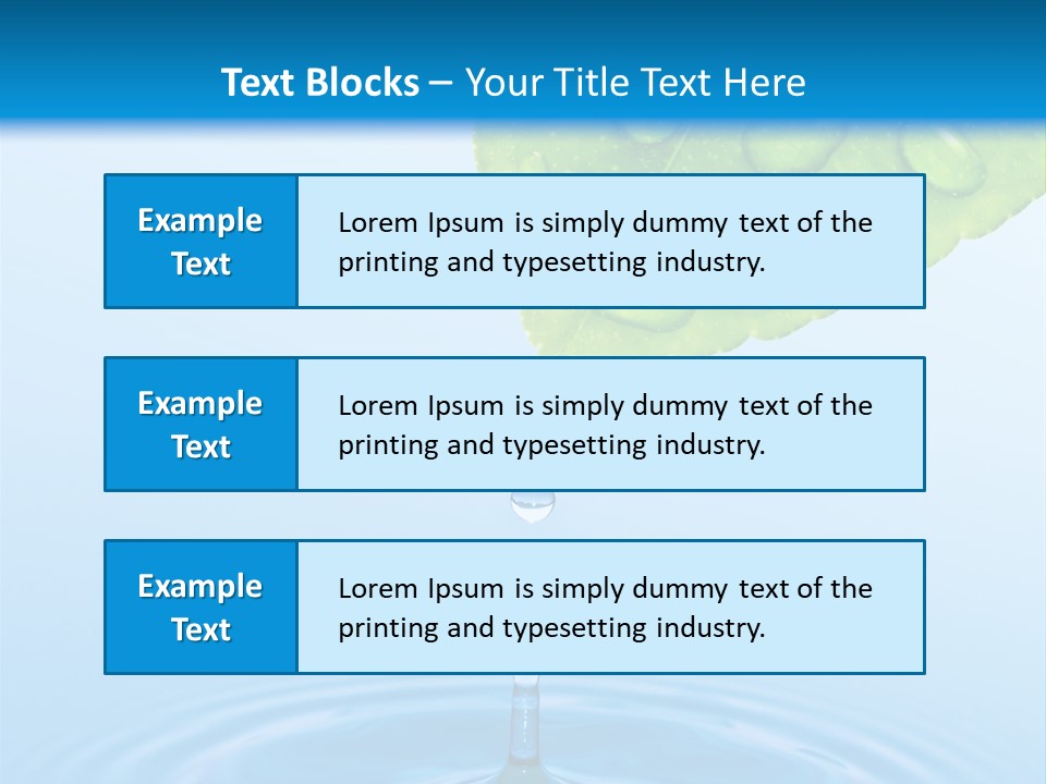 Drink Motion Closeup PowerPoint Template