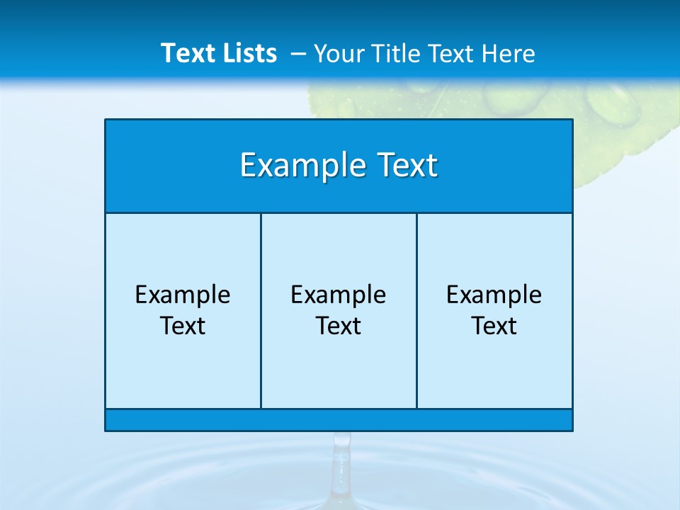 Drink Motion Closeup PowerPoint Template