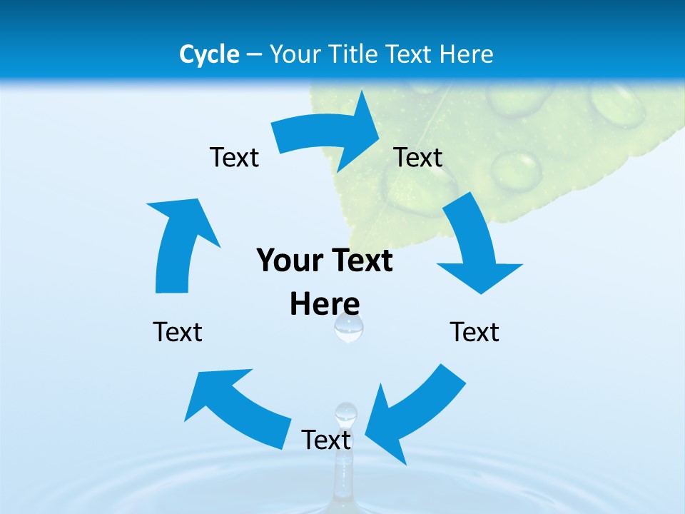 Drink Motion Closeup PowerPoint Template