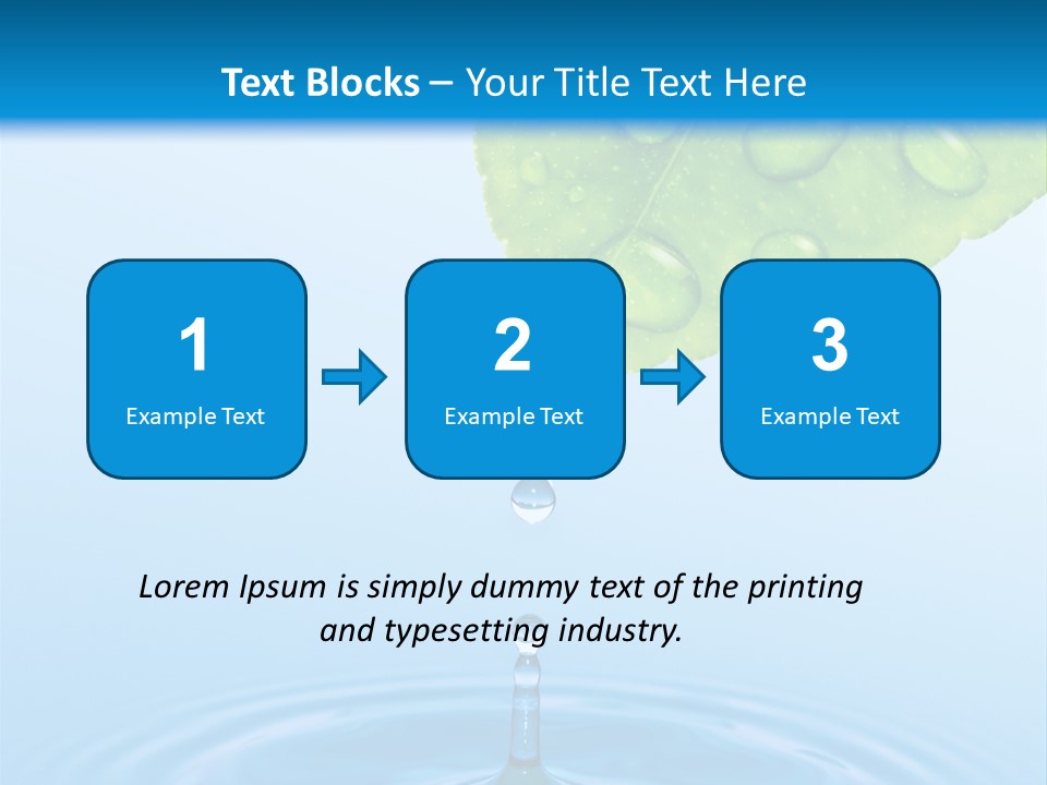 Drink Motion Closeup PowerPoint Template