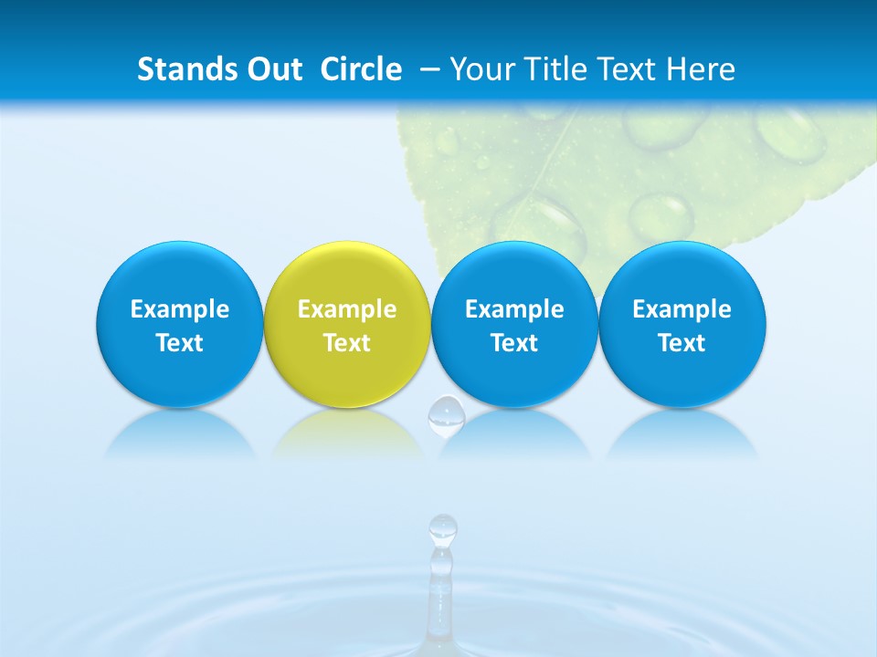 Drink Motion Closeup PowerPoint Template