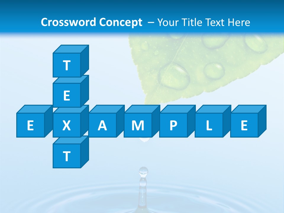 Drink Motion Closeup PowerPoint Template