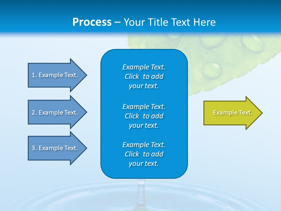 Drink Motion Closeup PowerPoint Template