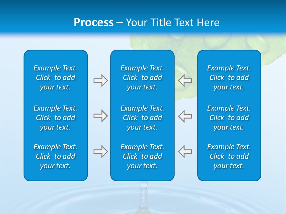 Drink Motion Closeup PowerPoint Template