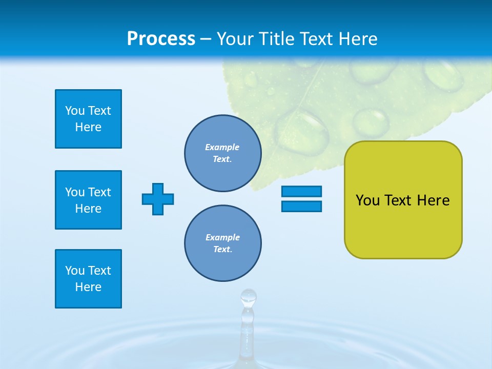 Drink Motion Closeup PowerPoint Template