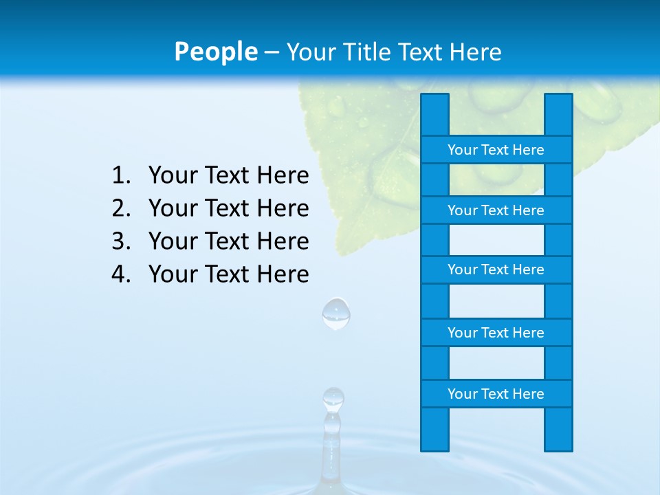 Drink Motion Closeup PowerPoint Template