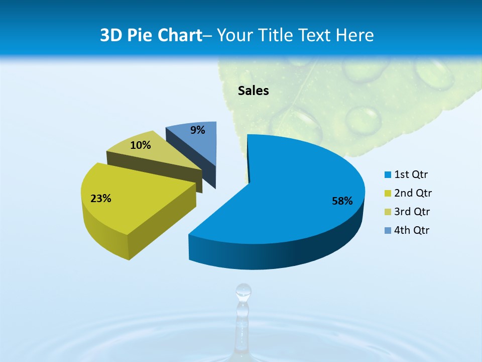 Drink Motion Closeup PowerPoint Template