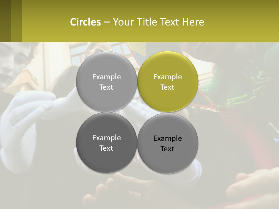 Laugh Clown Holiday PowerPoint Template