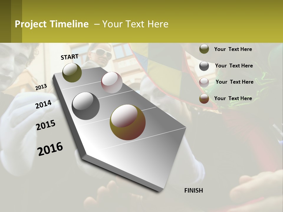 Laugh Clown Holiday PowerPoint Template