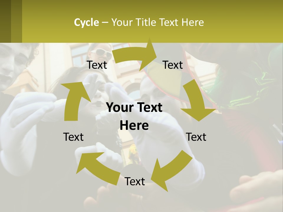 Laugh Clown Holiday PowerPoint Template