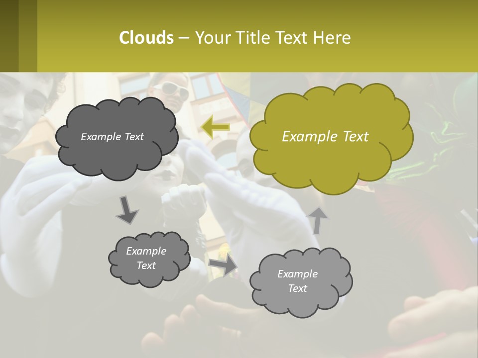 Laugh Clown Holiday PowerPoint Template