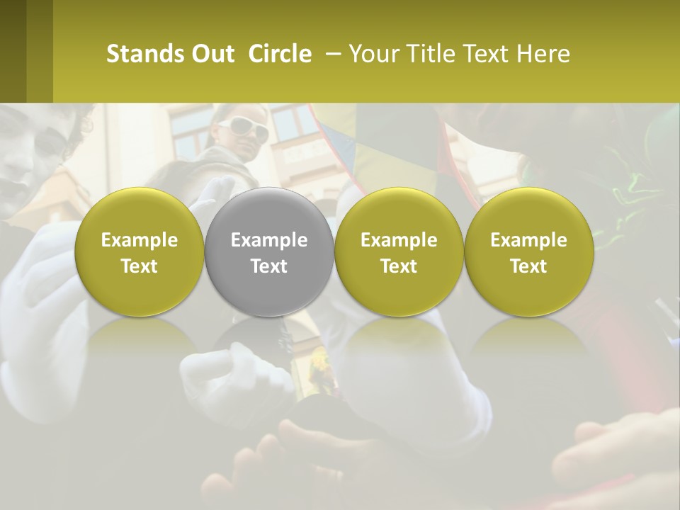 Laugh Clown Holiday PowerPoint Template