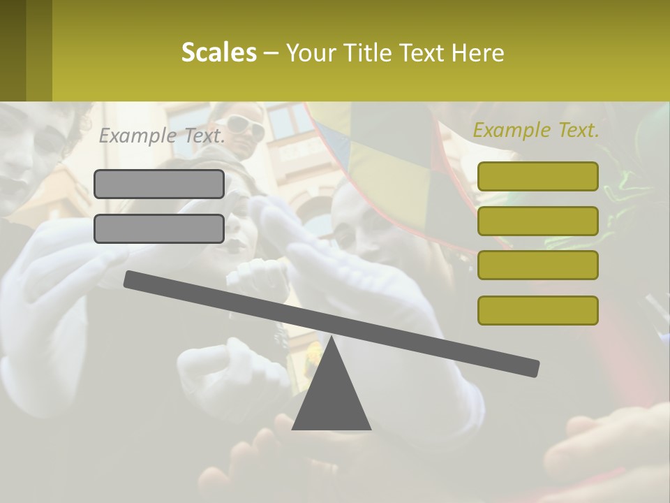 Laugh Clown Holiday PowerPoint Template