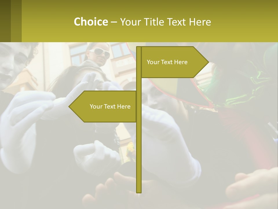 Laugh Clown Holiday PowerPoint Template