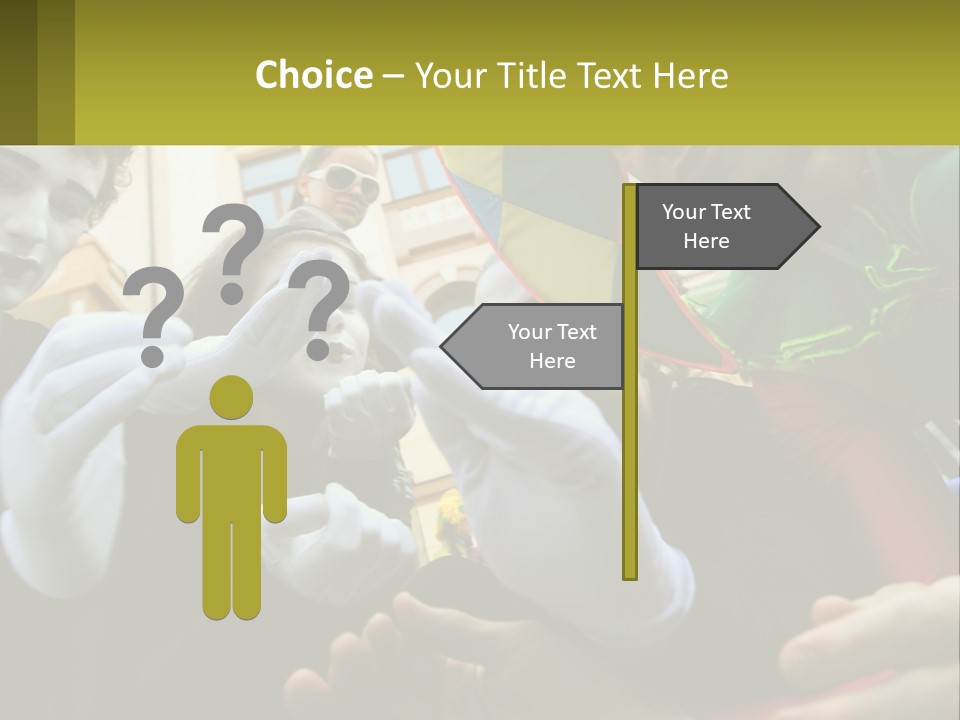 Laugh Clown Holiday PowerPoint Template