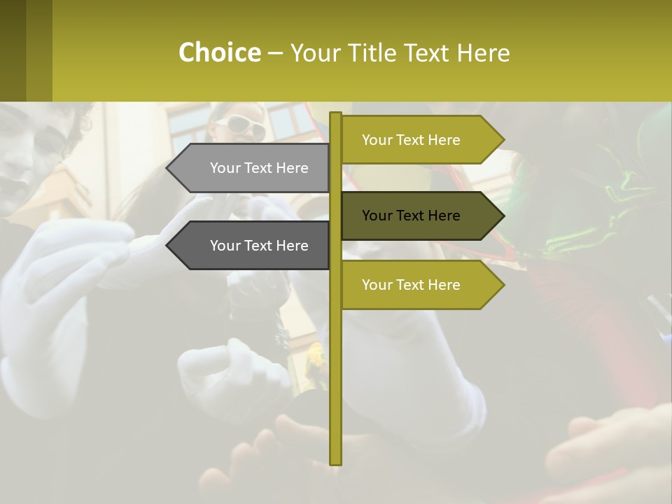 Laugh Clown Holiday PowerPoint Template