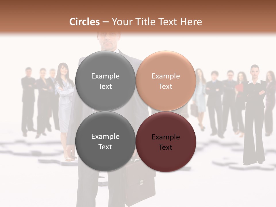 Piece Men Abstract PowerPoint Template