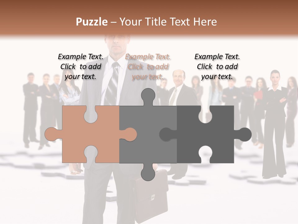 Piece Men Abstract PowerPoint Template