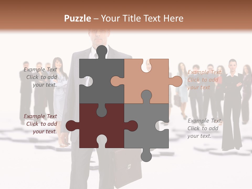 Piece Men Abstract PowerPoint Template