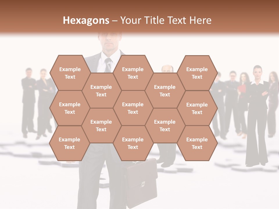 Piece Men Abstract PowerPoint Template