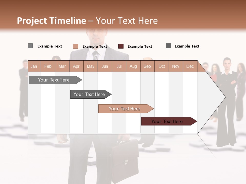 Piece Men Abstract PowerPoint Template