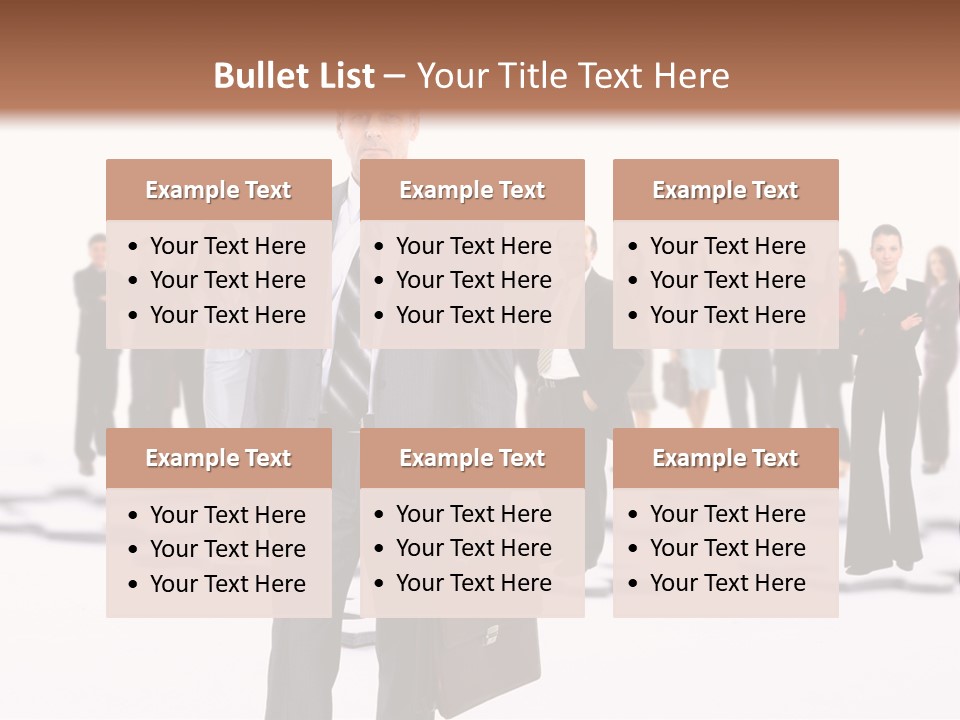 Piece Men Abstract PowerPoint Template