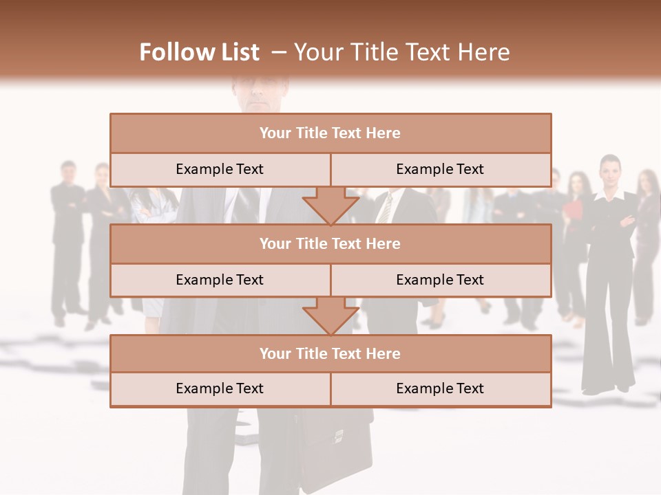 Piece Men Abstract PowerPoint Template