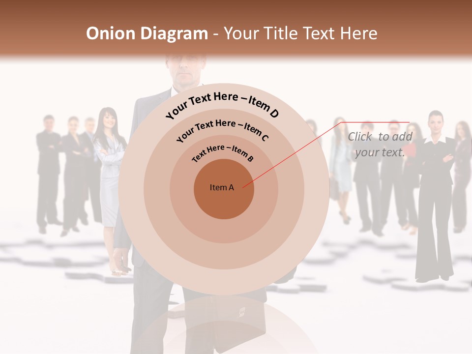 Piece Men Abstract PowerPoint Template