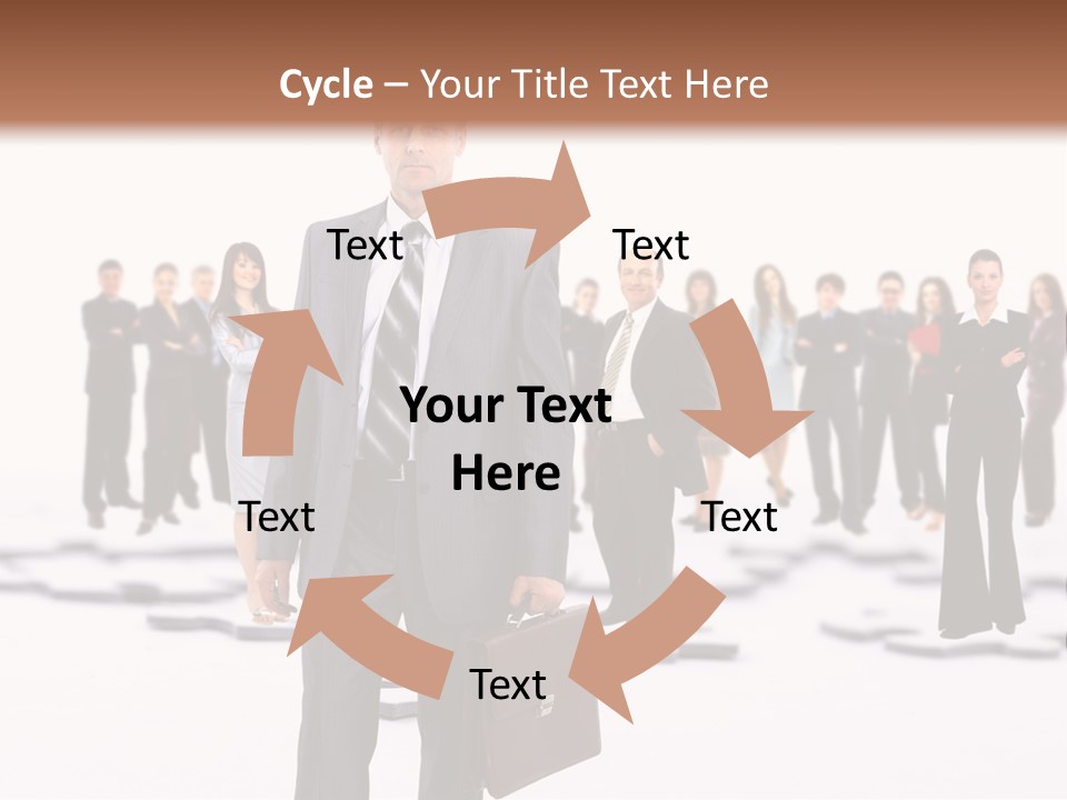 Piece Men Abstract PowerPoint Template