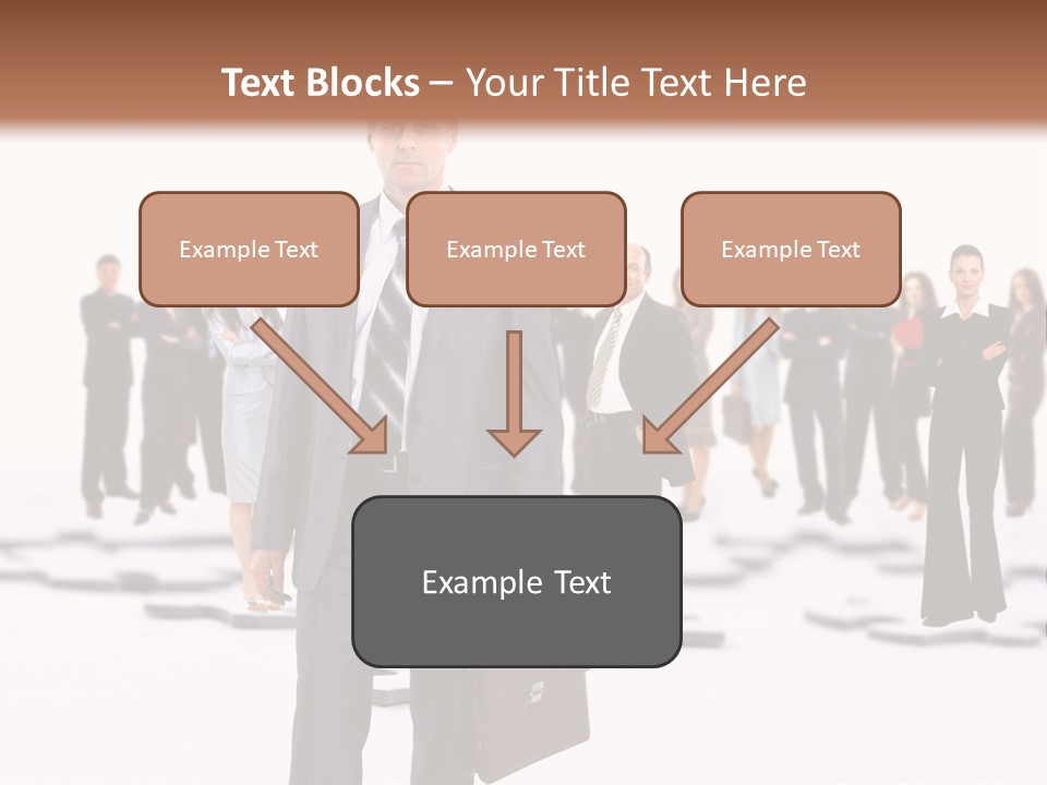 Piece Men Abstract PowerPoint Template