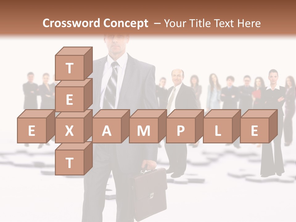 Piece Men Abstract PowerPoint Template