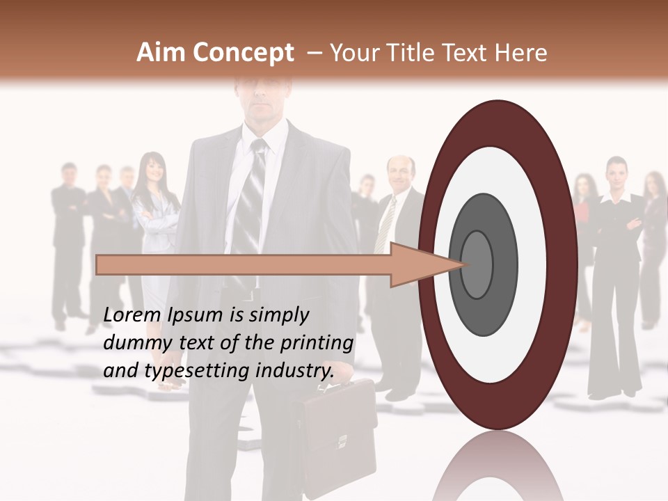 Piece Men Abstract PowerPoint Template