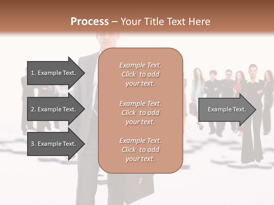 Piece Men Abstract PowerPoint Template