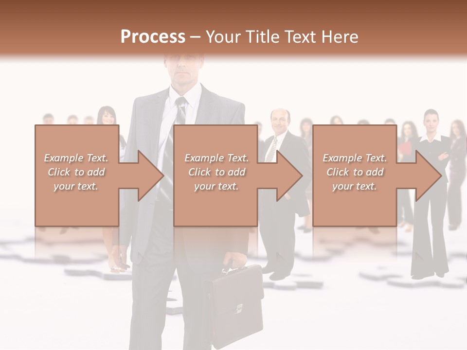 Piece Men Abstract PowerPoint Template