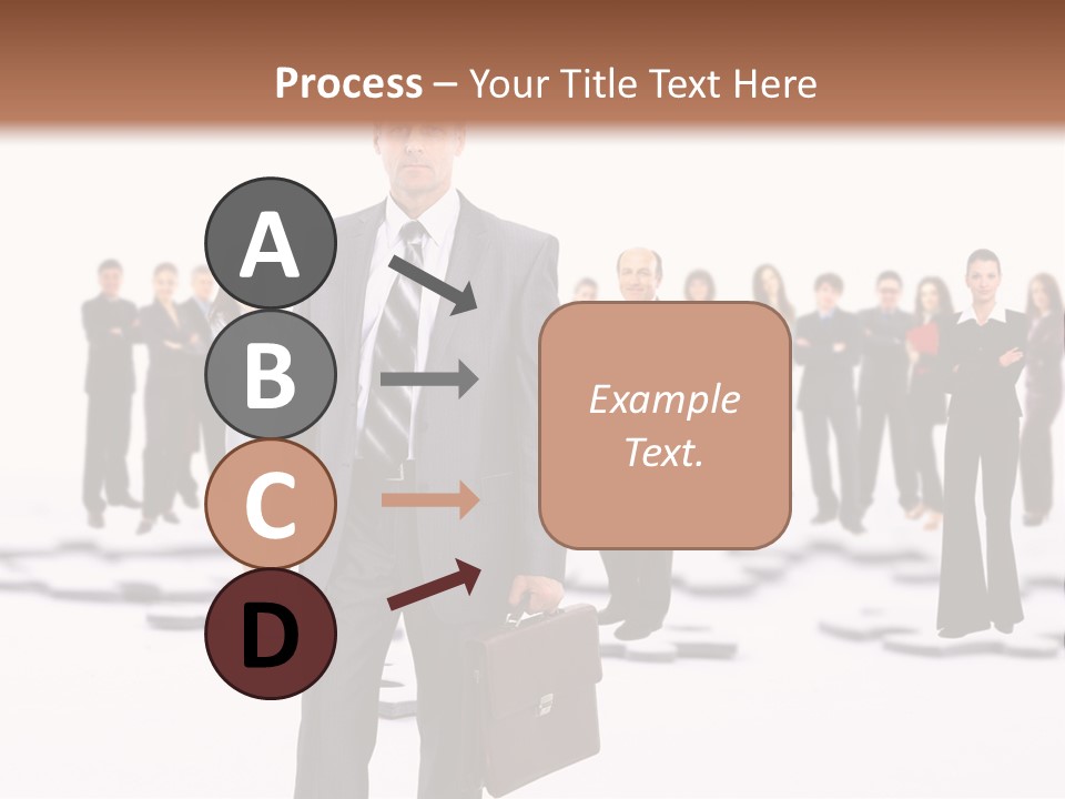 Piece Men Abstract PowerPoint Template
