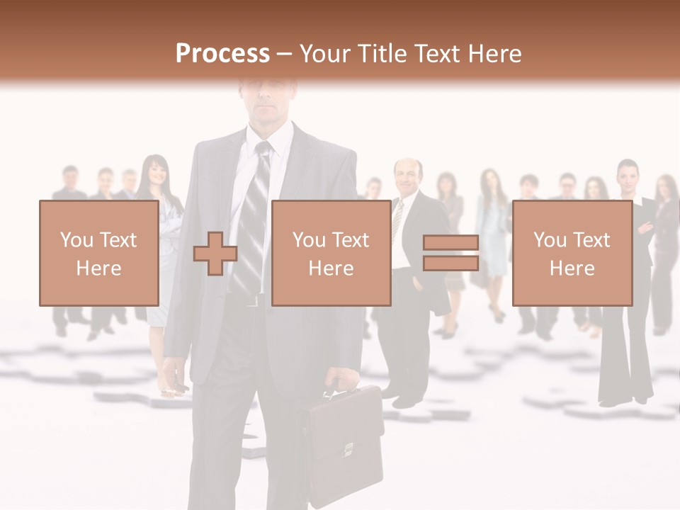 Piece Men Abstract PowerPoint Template