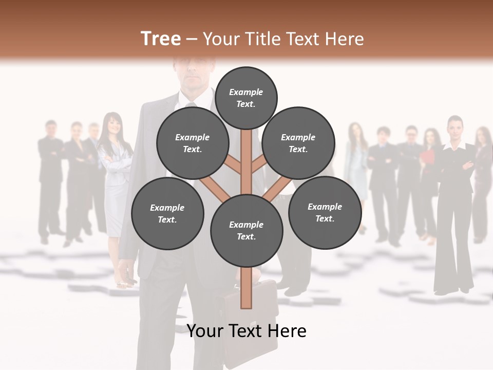 Piece Men Abstract PowerPoint Template