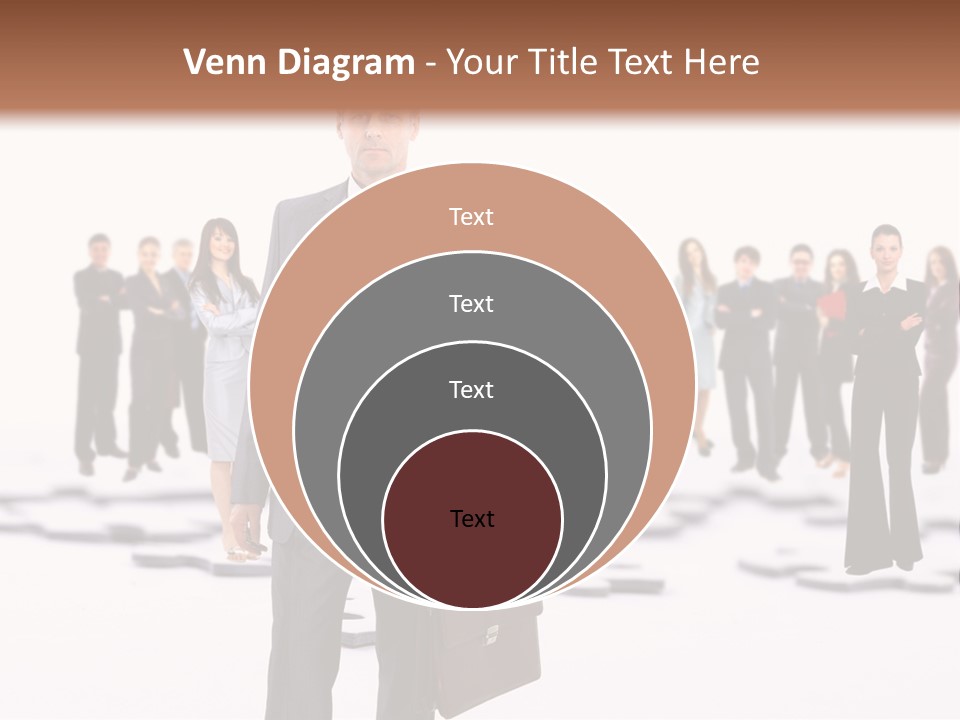 Piece Men Abstract PowerPoint Template