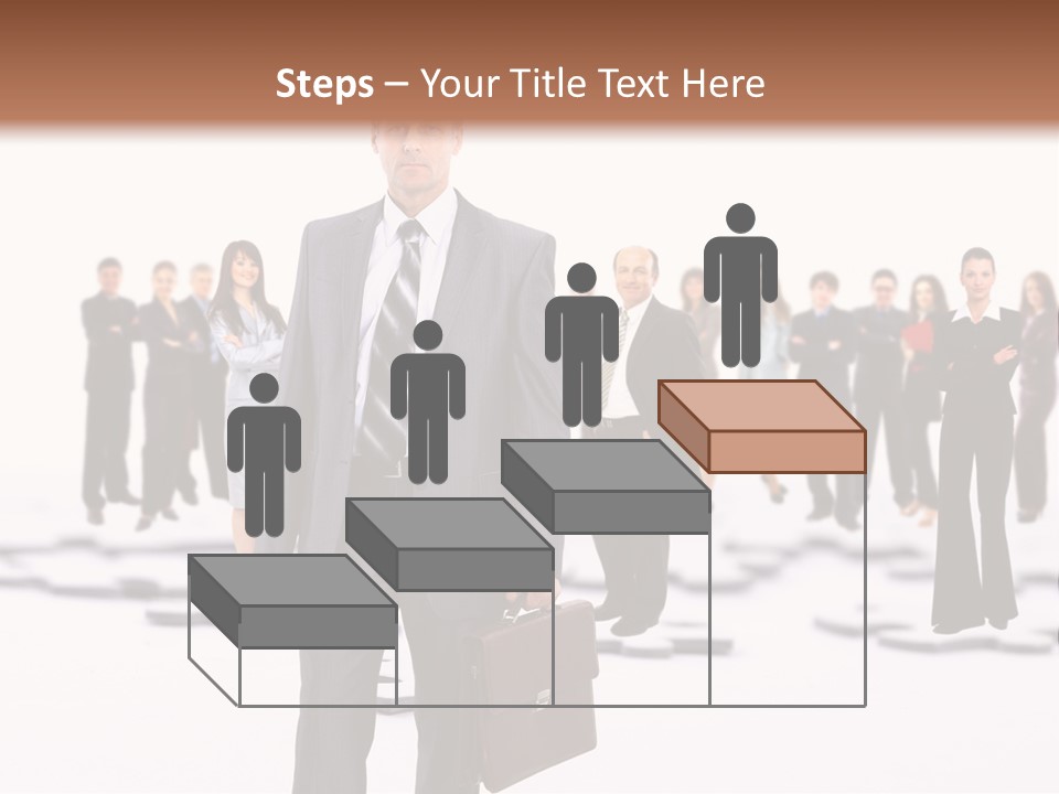 Piece Men Abstract PowerPoint Template