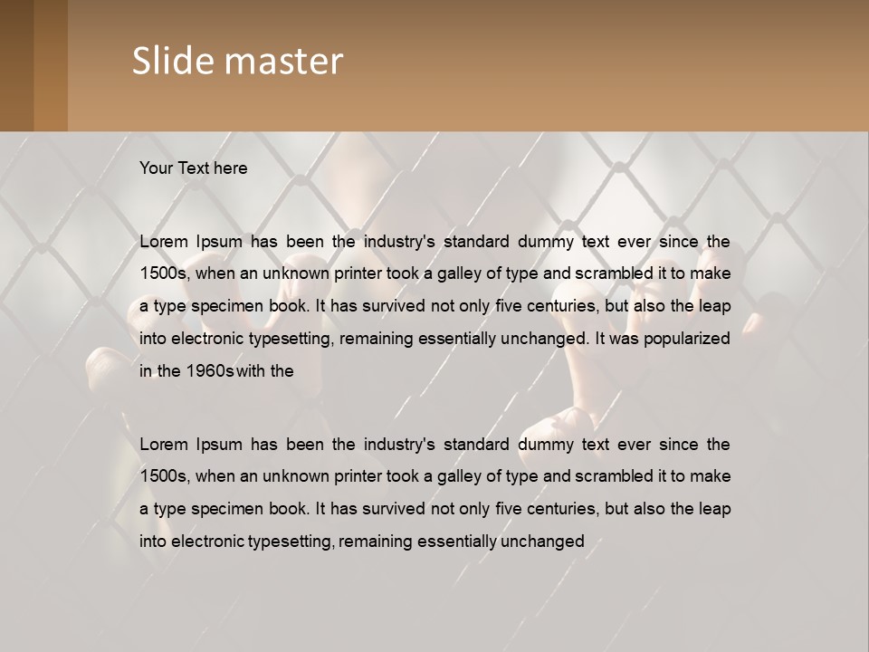 Despair Criminal Punishment PowerPoint Template