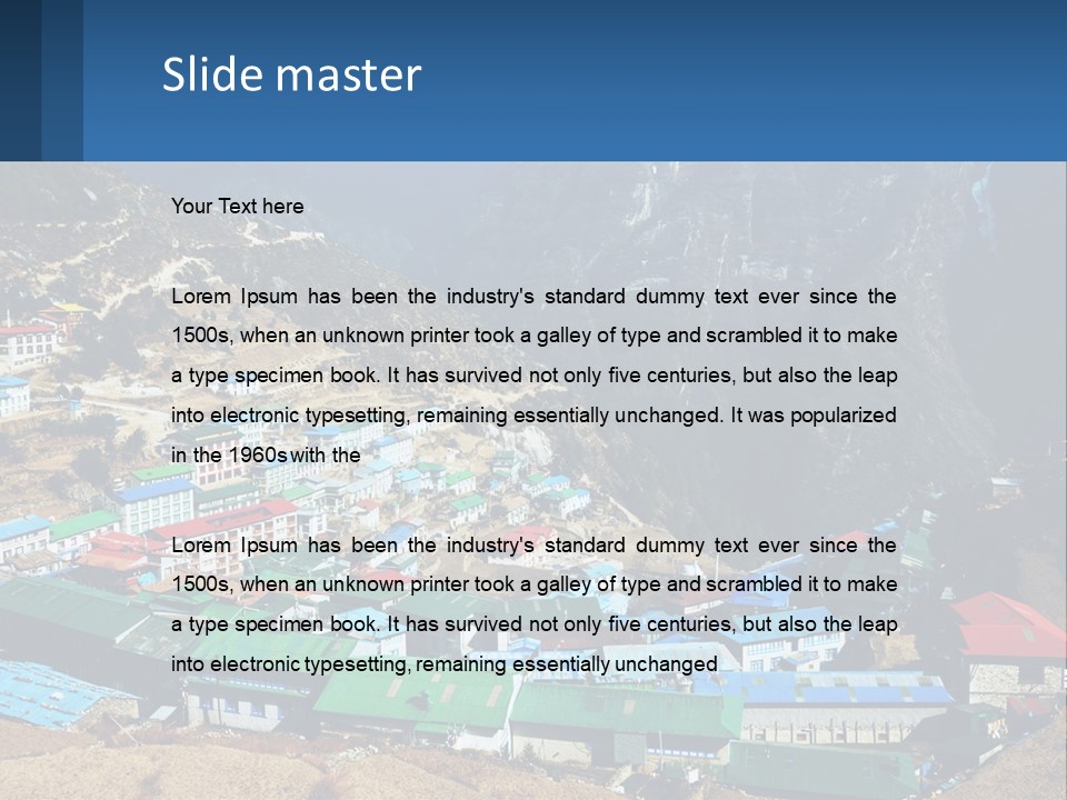 Koshi Everest Sagarmatha PowerPoint Template