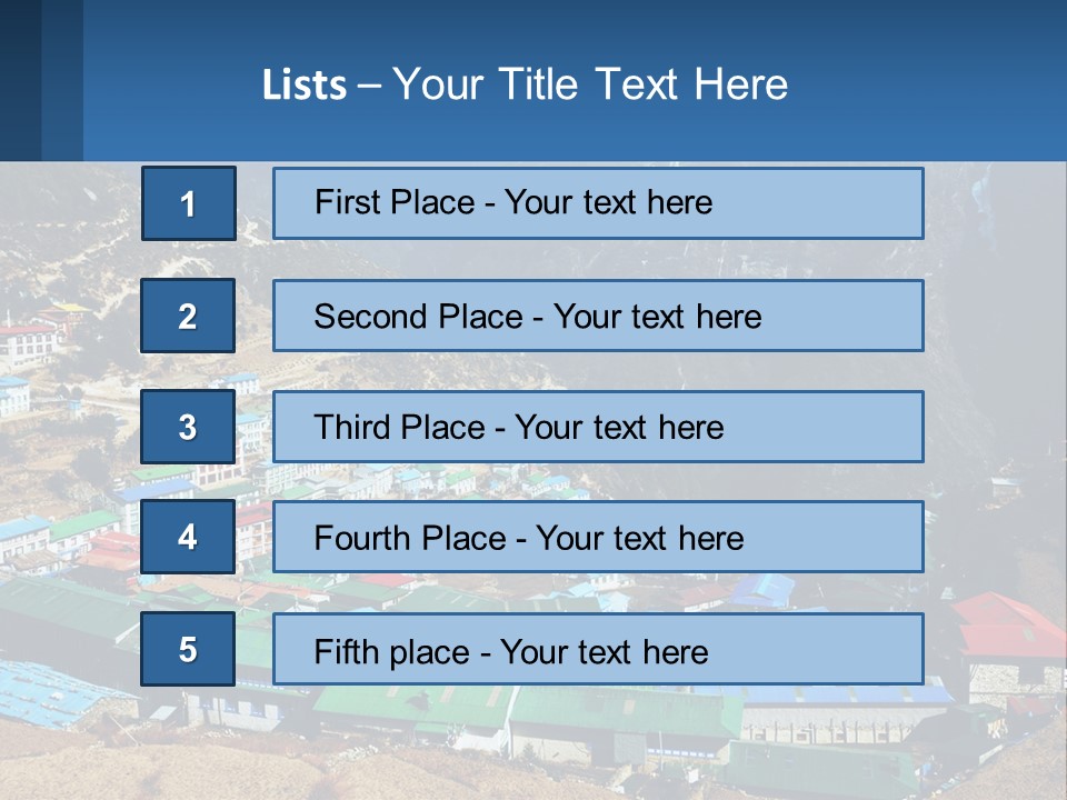 Koshi Everest Sagarmatha PowerPoint Template