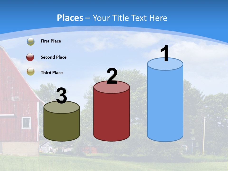 Winter Rural Scene PowerPoint Template