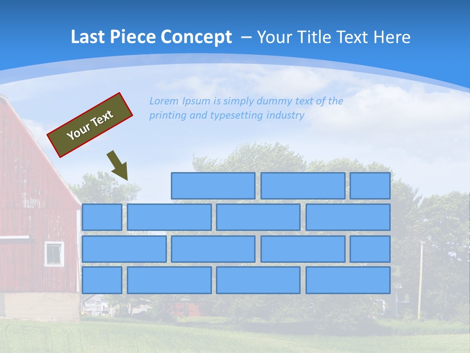 Winter Rural Scene PowerPoint Template