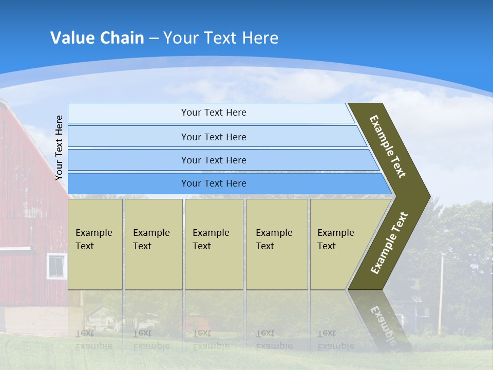 Winter Rural Scene PowerPoint Template