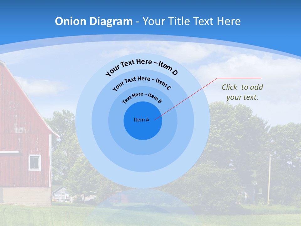 Winter Rural Scene PowerPoint Template