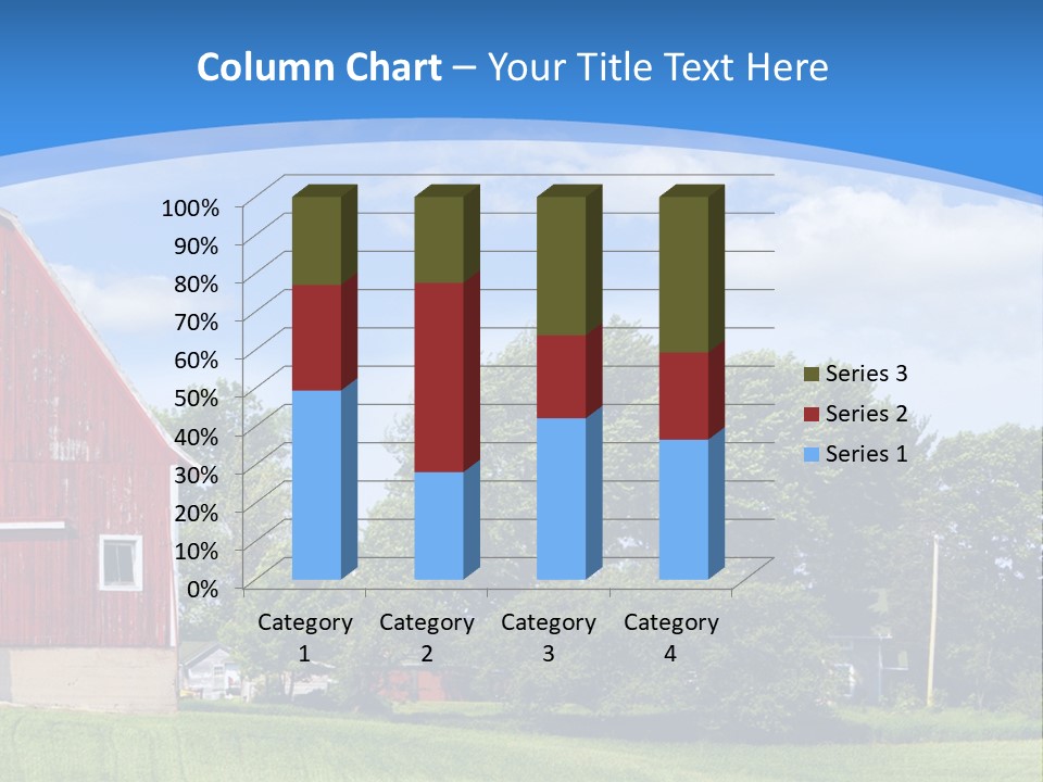 Winter Rural Scene PowerPoint Template