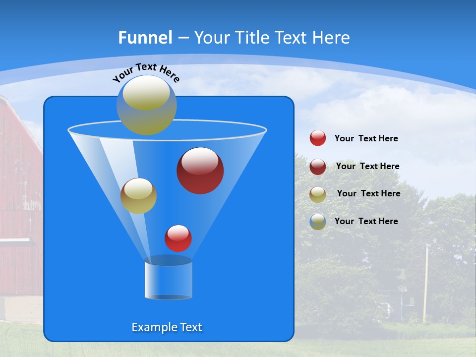 Winter Rural Scene PowerPoint Template