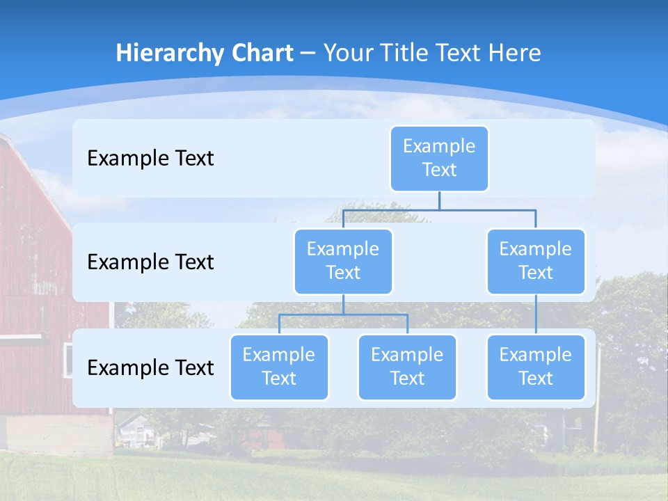 Winter Rural Scene PowerPoint Template
