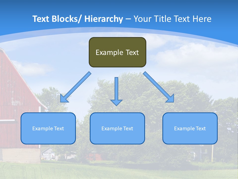 Winter Rural Scene PowerPoint Template